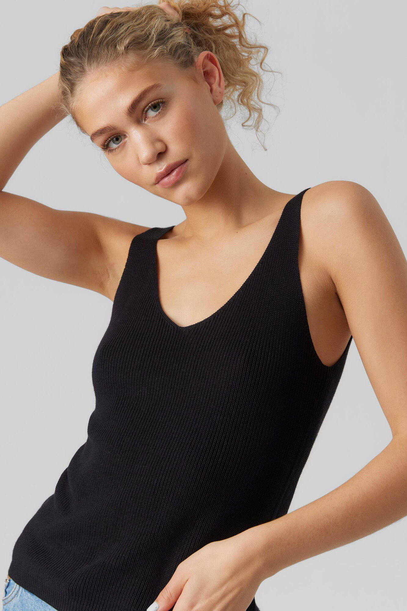 Top de tirantes - Negro