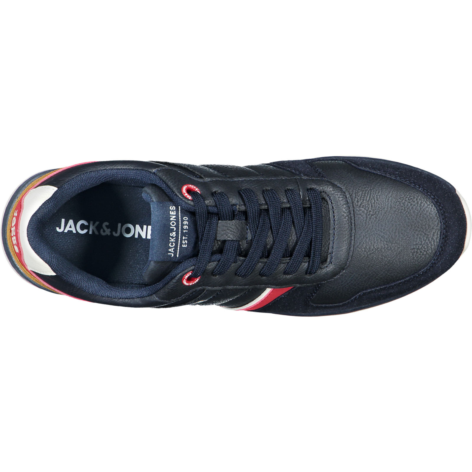 Jack & Jones Herren-Sneaker Baron Pu Combo mittelblau, 41
