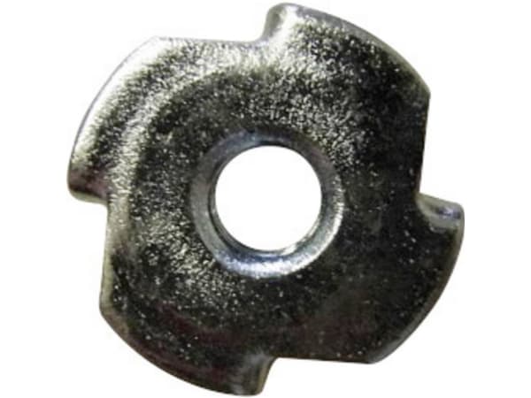 TOOLCRAFT 812888 Indslagsmøtrikker M5 Stål 100 stk