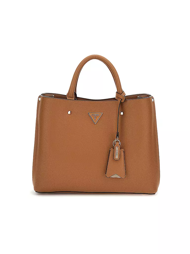 GUESS Tasche - Henkeltasche MERIDIAN braun