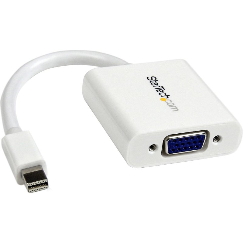 StarTech.com Adaptateur / Convertisseur vidéo Mini DisplayPort vers VGA - M/F - 1920x1200 - Blanc