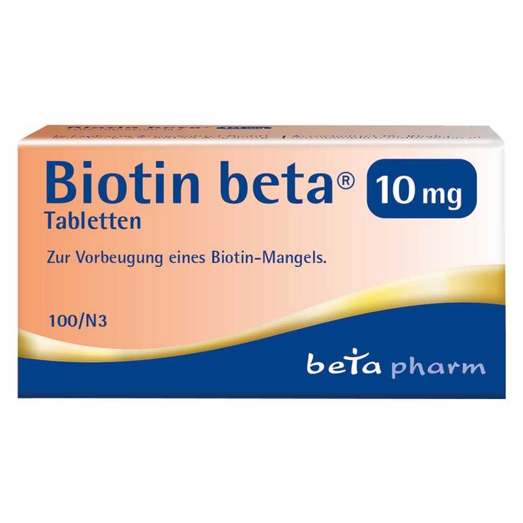 Biotin beta 10 mg Tabletten, 100 St
