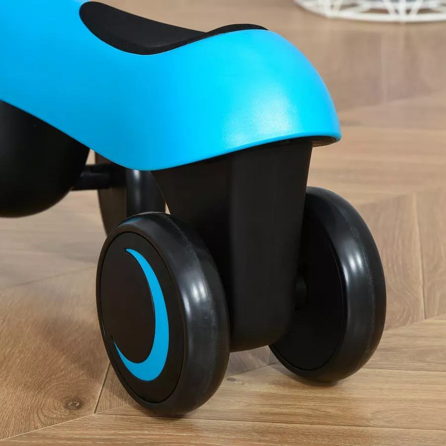HOMCOM Rutschauto blau und schwarz