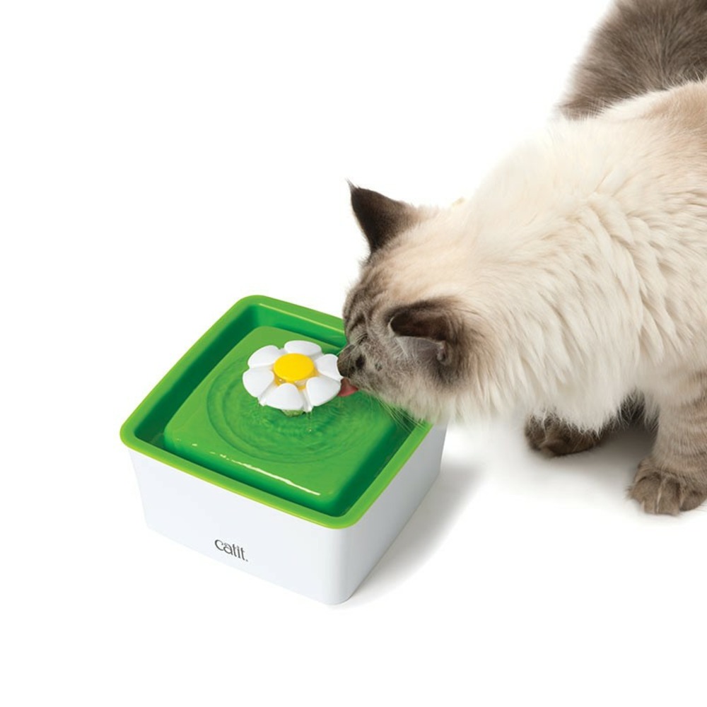 Cat it mini bebedero flor 1,5 lts