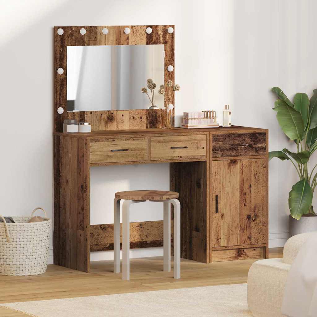 vidaXL Kaptafel 2 st Bruin 40 x 41 x 75 cm Houtmateriaal