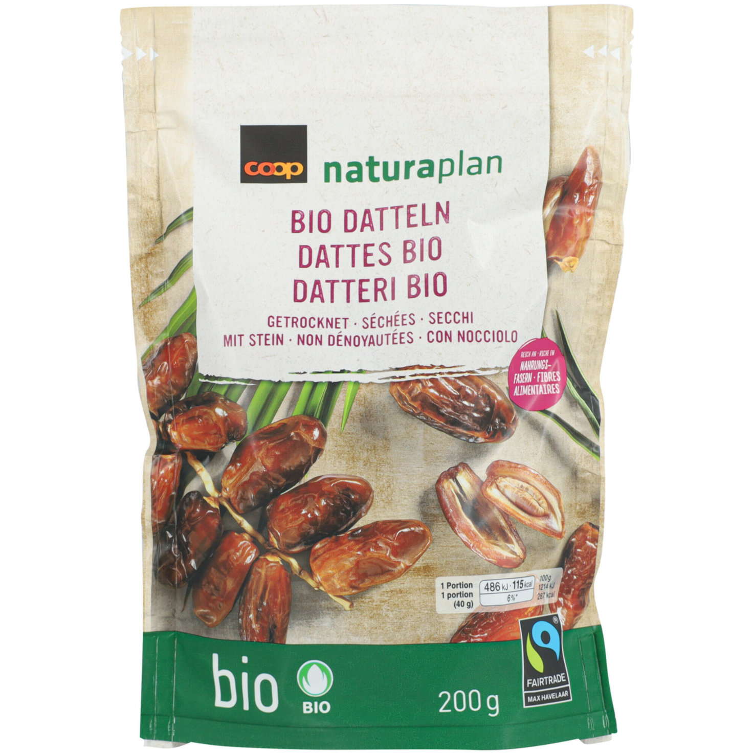 Naturaplan Bio Fairtrade Datteln -