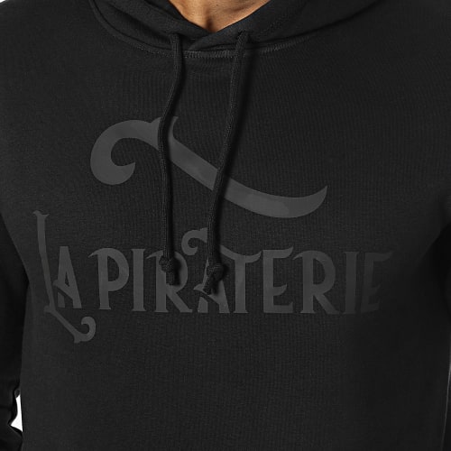 Sweat Capuche Logo Noir Noir