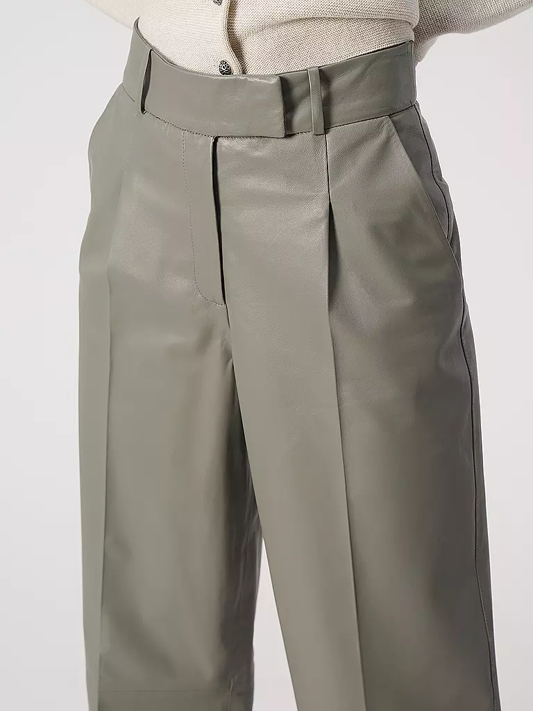 ARMA Lederhose ANTONIA hellgrau