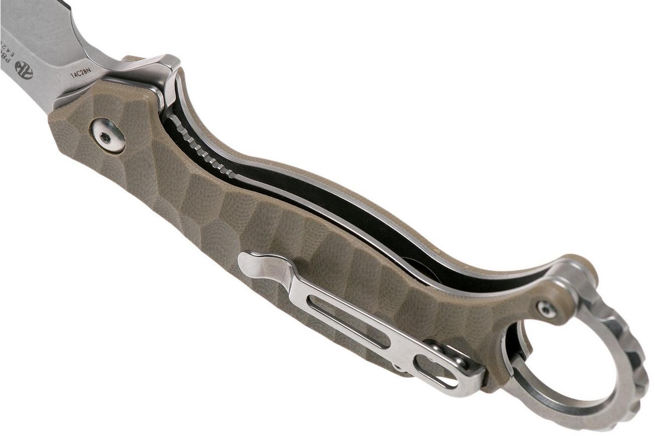 Ruike P881-W Desert Tan karambit zakmes