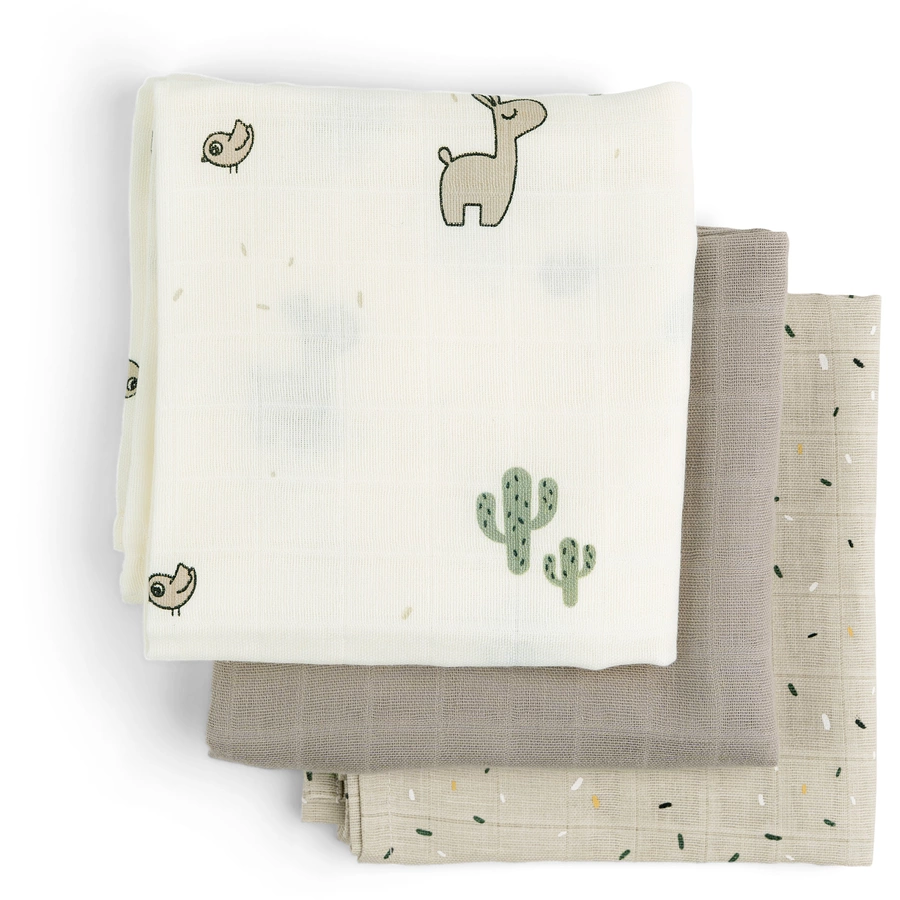 Done by Deer™ Mullwindeln 3-er Pack Lalee Sand