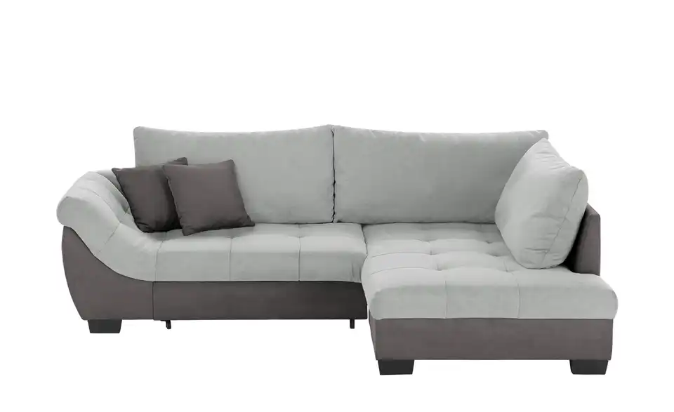 Ecksofa Krissy Grau, Anthrazit rechts