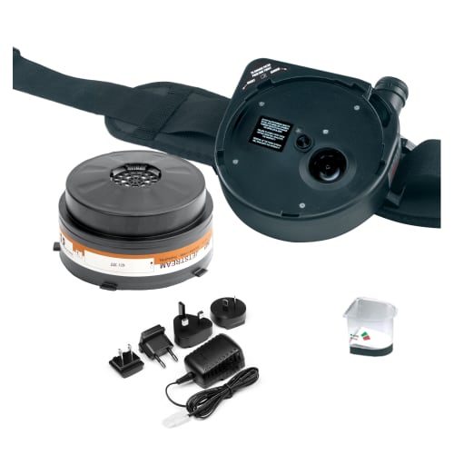 Ceinture motorisé Jetstream® 8 heures JSP avec filtre A2PSL (gaz/poussière) chargeur