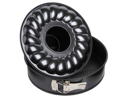 ZENKER - Pâtisserie Moule à manqué et à savarin à charnière 26 cm black metallic...
