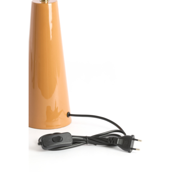 Lampvoet Theo-Bert Pot kegel oranje 40W Ø 10 x 35 cm