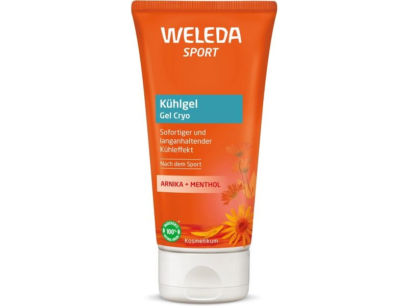 WELEDA Massagegel Sport Arnika 100 ml Kühlgel bietet erfrischende Pflege nach sportlicher und körperlicher Aktivität