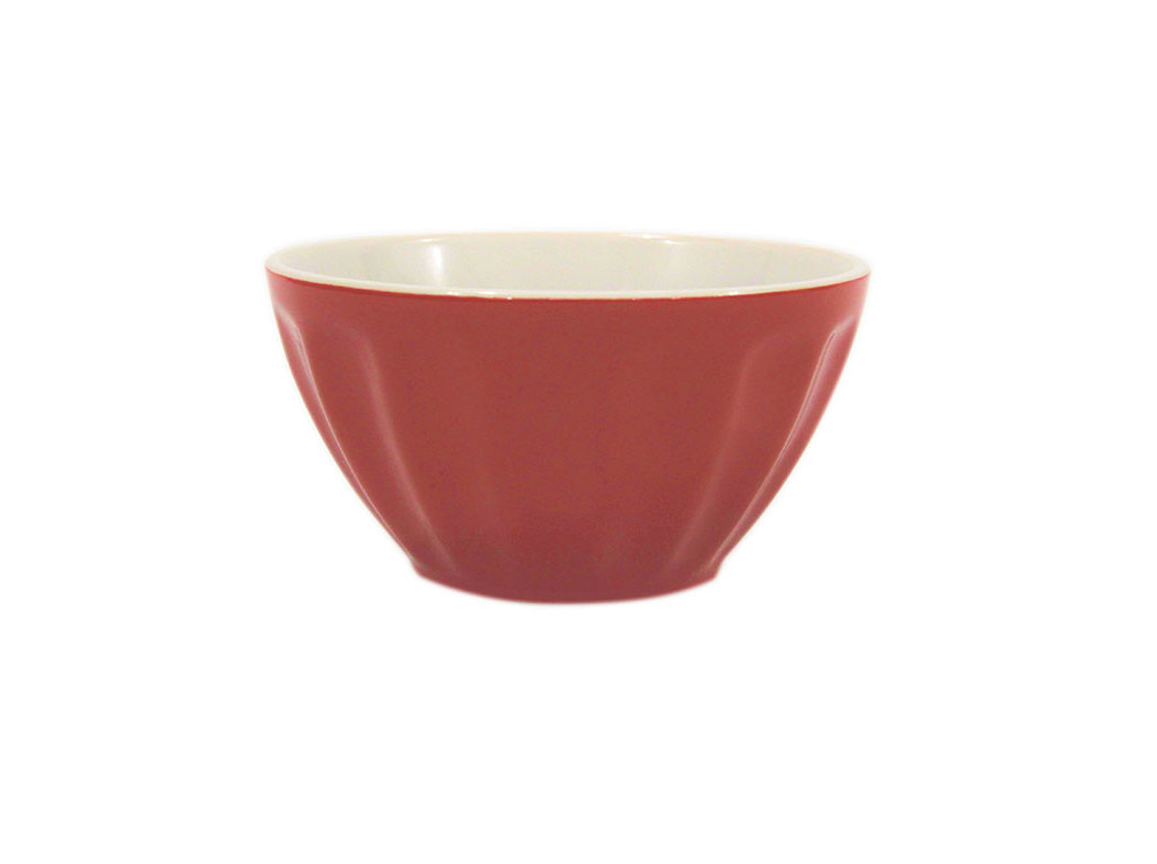 TAÇA GRÉS ACTUEL VERMELHO COTELE 13.5CM 45CL