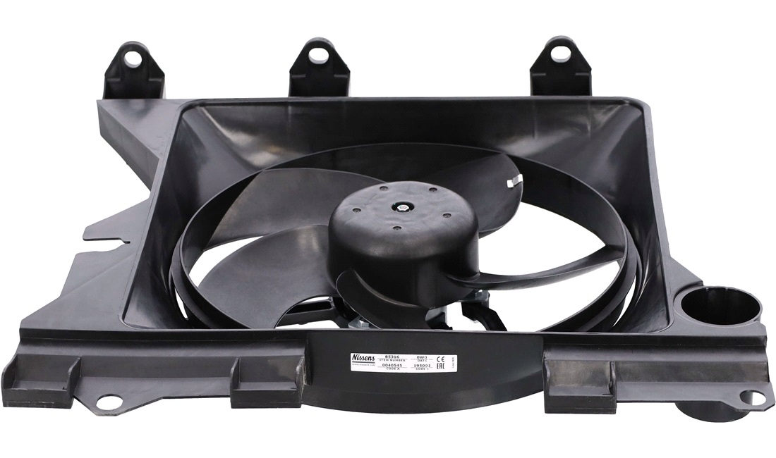 Ventilator, motorkøling