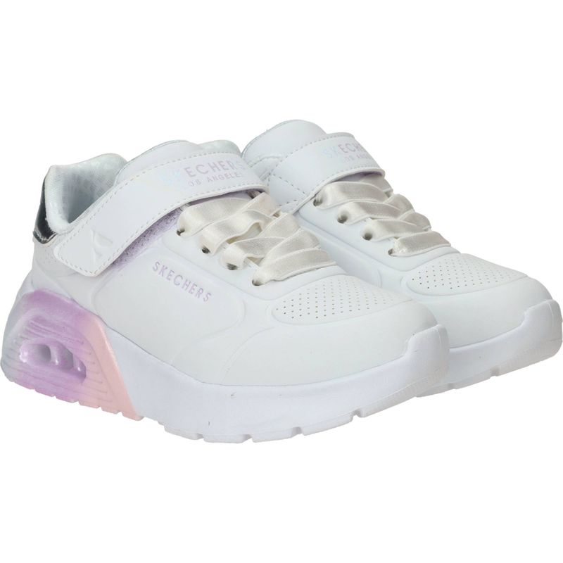 Skechers Uno Lite 2.0 Vivid Metallic Sneakers Wit Meisjes