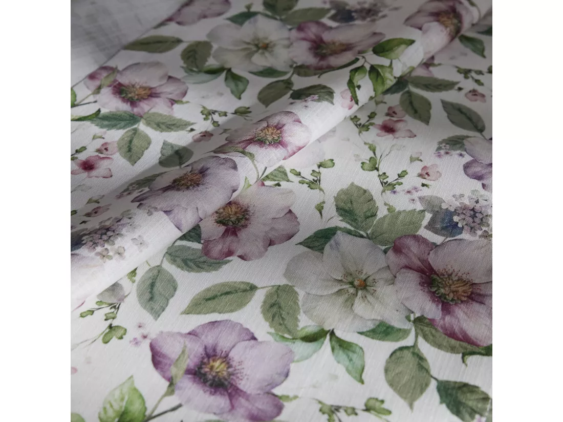 Chemin de table Adeline violet clair 40 x 180