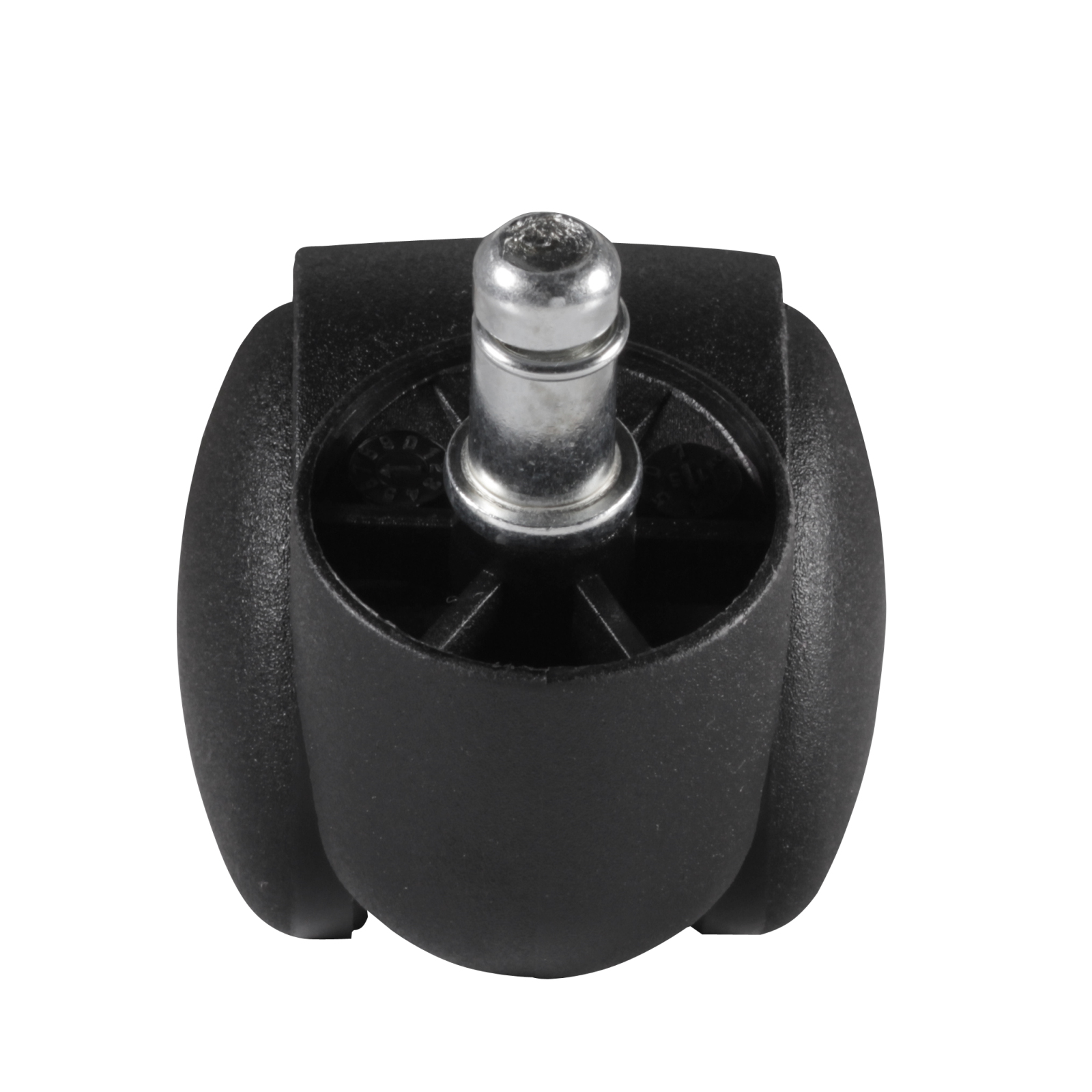 5er-Set Weichbodenrollen - schwarz - 50 mm
