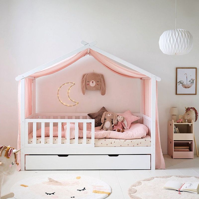 Petite Amélie - Bedhuisje - Wit - Montessori Peuterbed - Maison Collectie