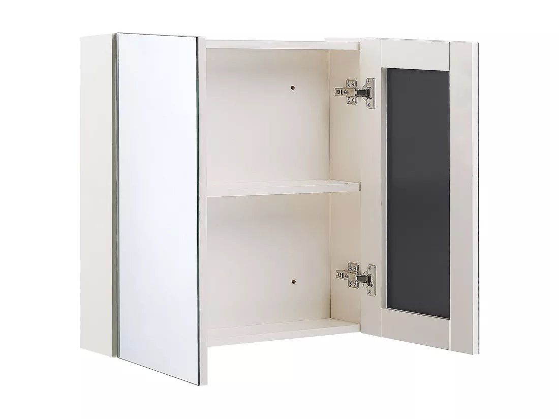 Armoire de toilette murale NAVARRA 60 cm 60 cm Blanc