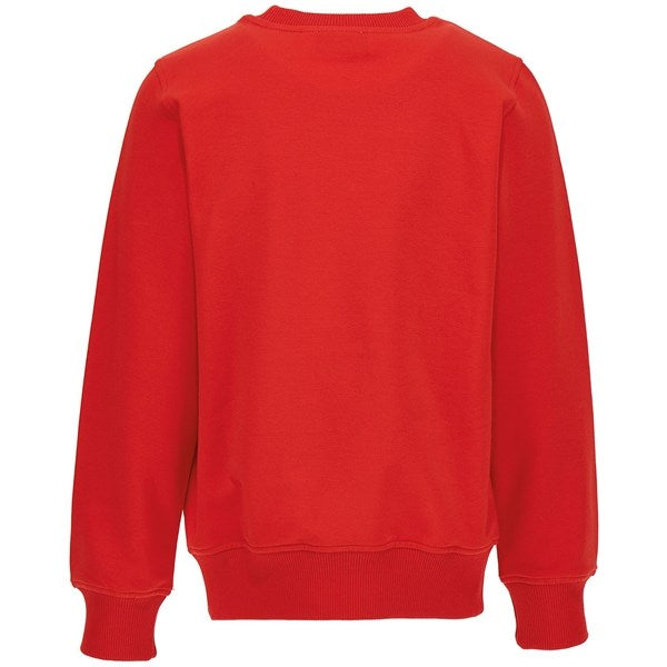 Poppy Red Sweatshirt - Moschino → Luksusbaby.dk