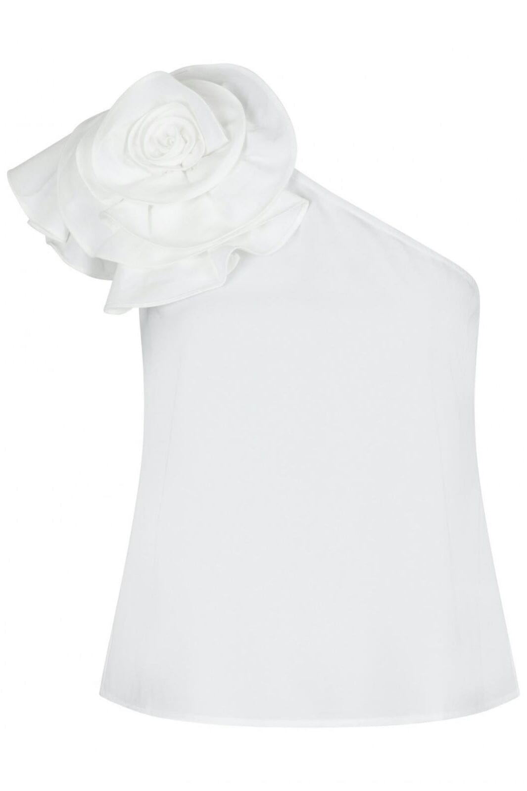 Neo Noir Kelina Rose Top white