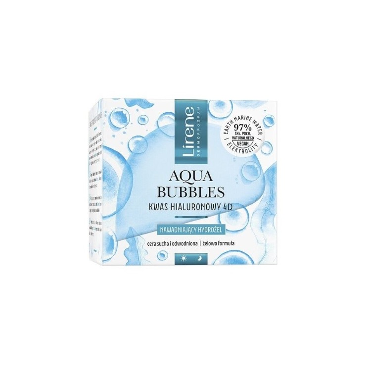 Lirene Aqua Bubbles feuchtigkeitsspendendes Hydro Gesichtsgel 50 ml