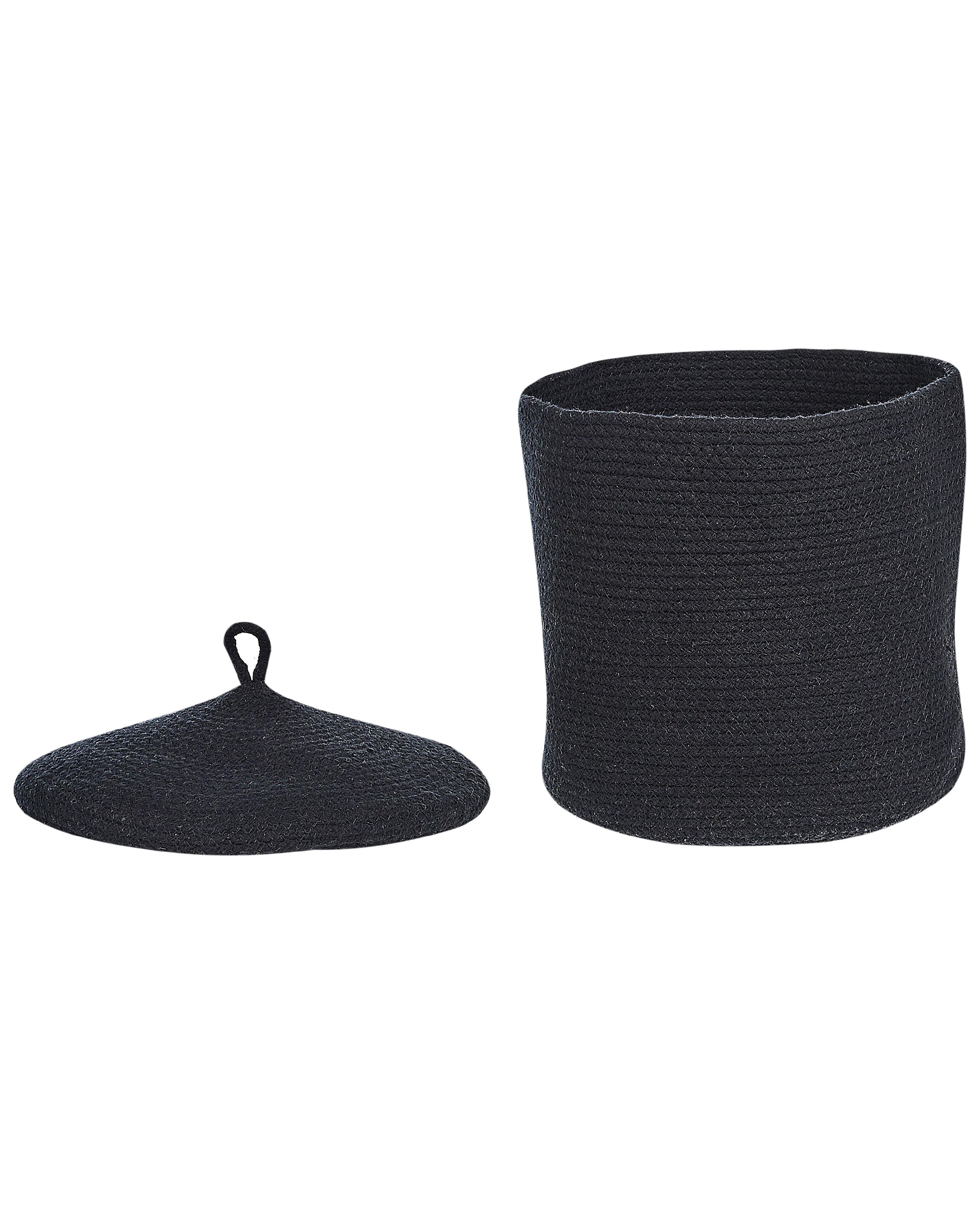 Set van 2 manden SILOPI Katoen Zwart