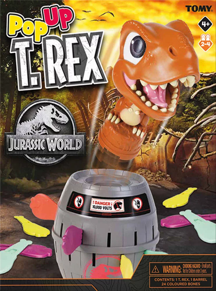 TOMY GAMES - POP T-REX JURASSIC WORLD
