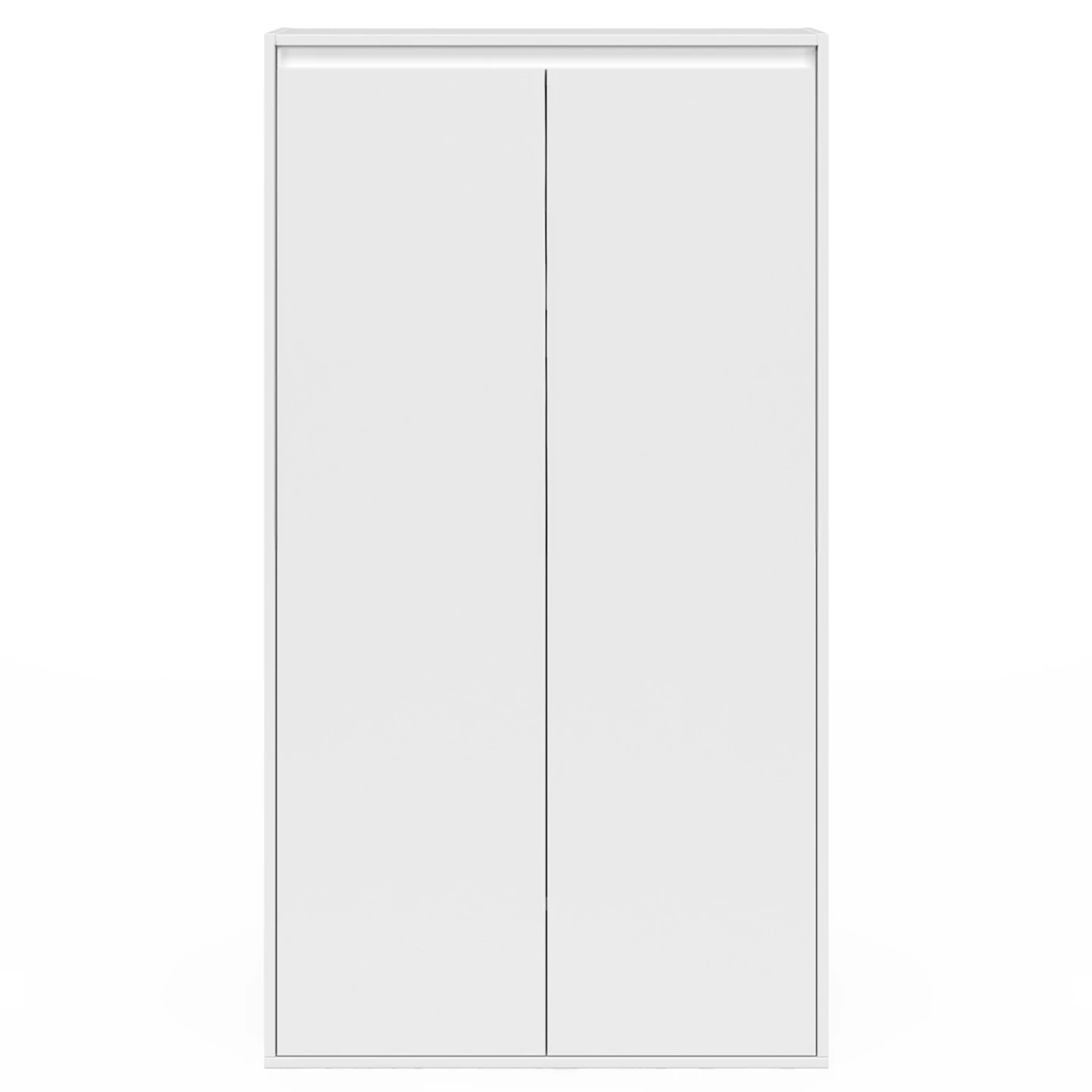 Armoire sous pente 2 portes TOMI 60 x 50 x 70/110 cm blanc