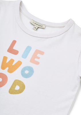 LIEWOOD Apia Placement T-skjorte, Liewood Pale tuscany/Crisp white