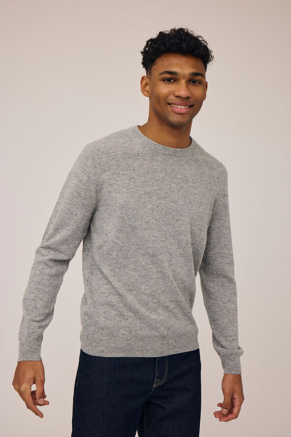 Magasin du Nord Collection Maryn 2 RWS Strik Lambswool Light grey melange