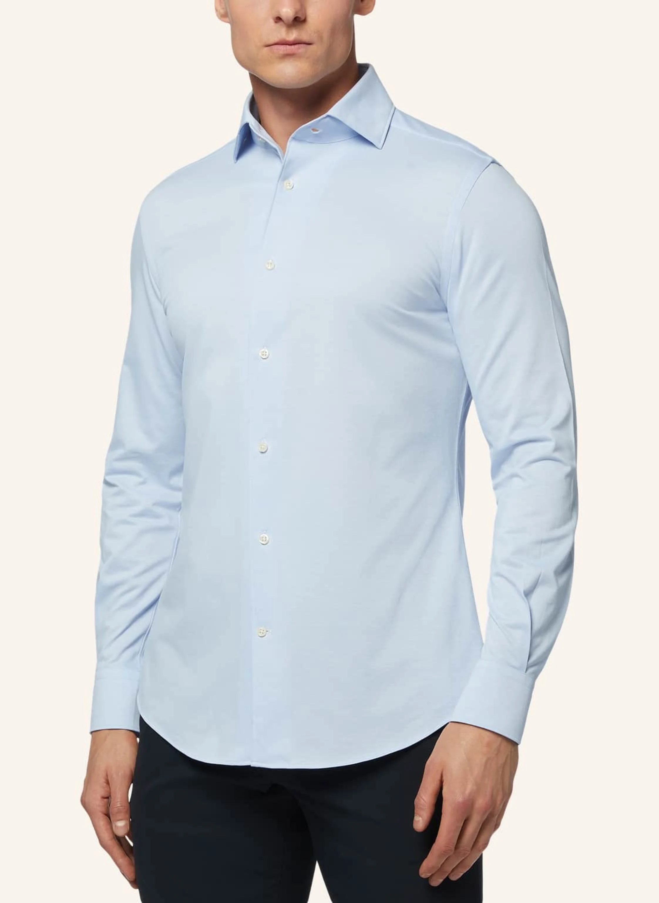BOGGI MILANO Jersey-Polohemd Regular Fit