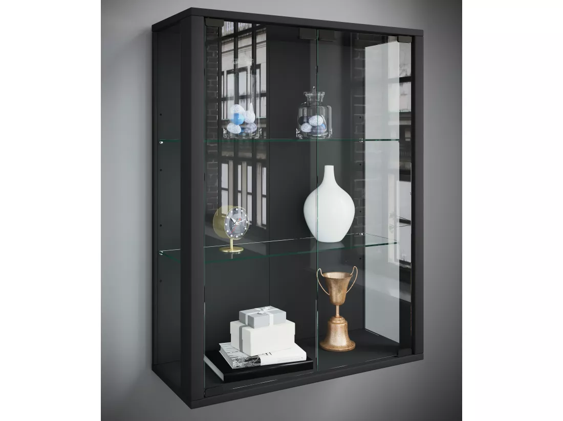 Vitrine murale Vitrine suspendue en verre Udina