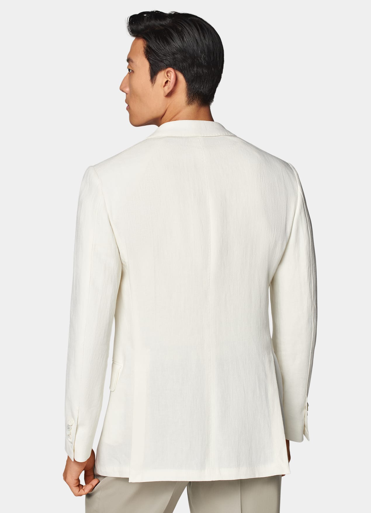 Blazer Milano coupe Tailored blanc cassé