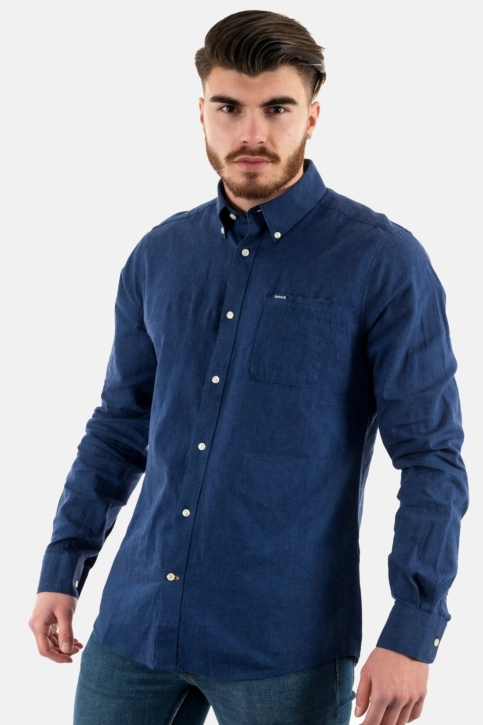 chemise barbour nelson tailored in32 indigo