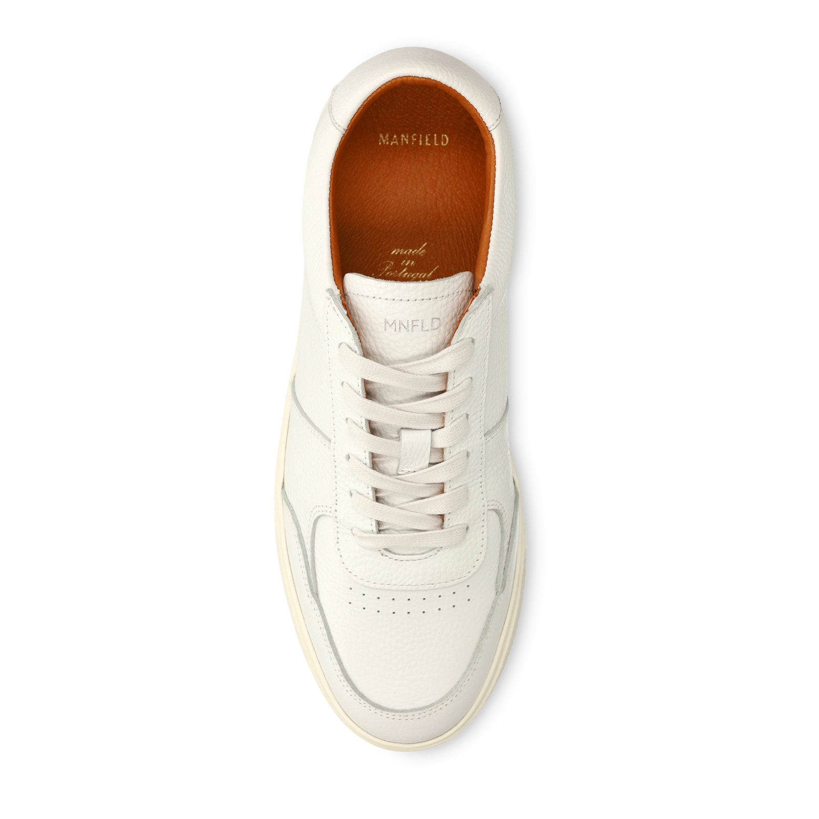 Witte leren sneakers