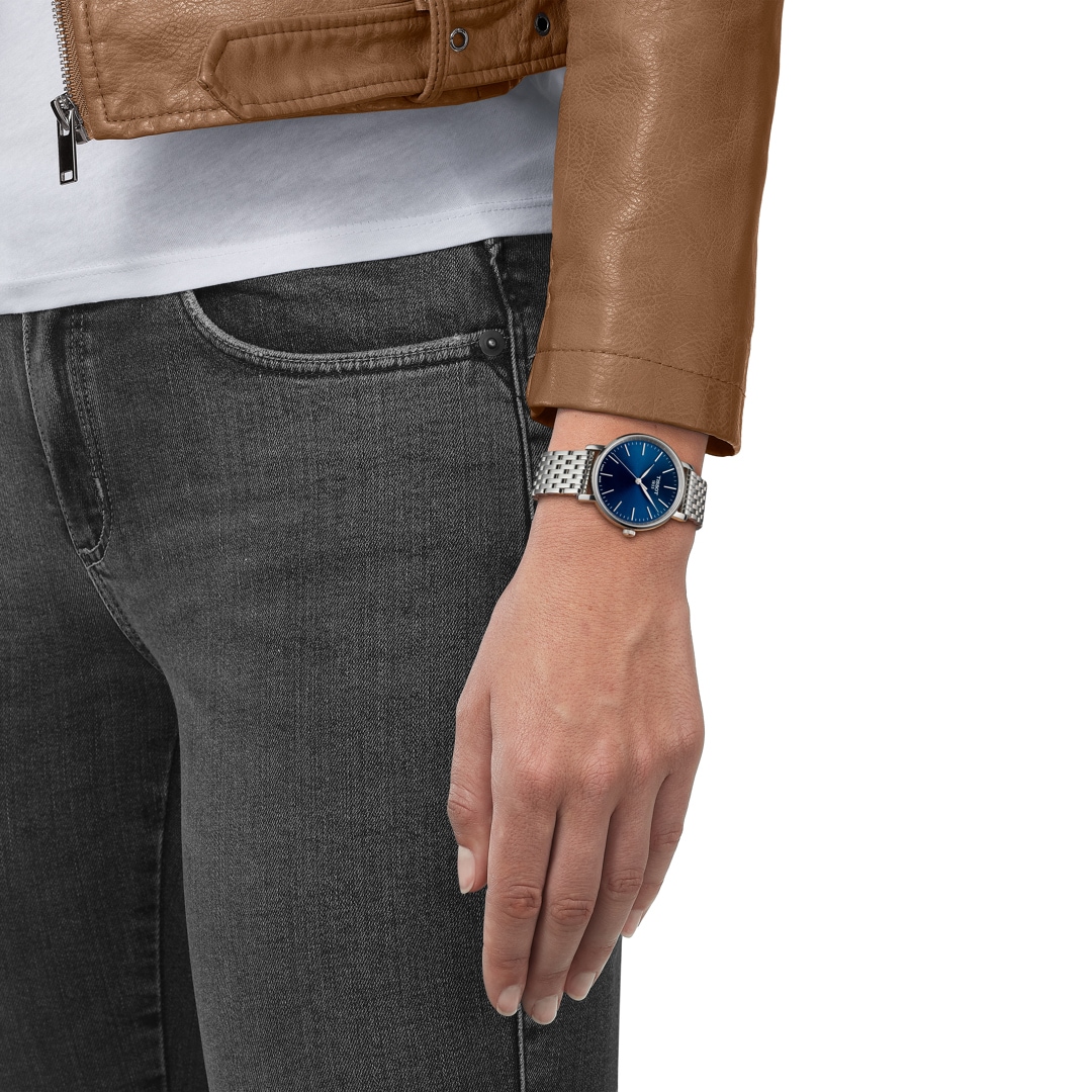 Tissot Everytime Lady Silbrig / Blau