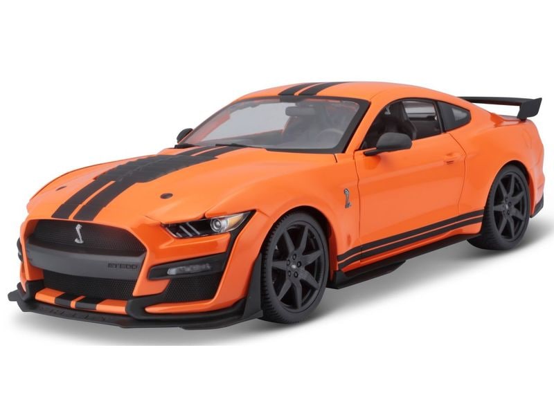Maisto Sportwagen Ford Mustang Shelby GT500 2020 1:18, Oran Sammlermodell im Massstab 1:18