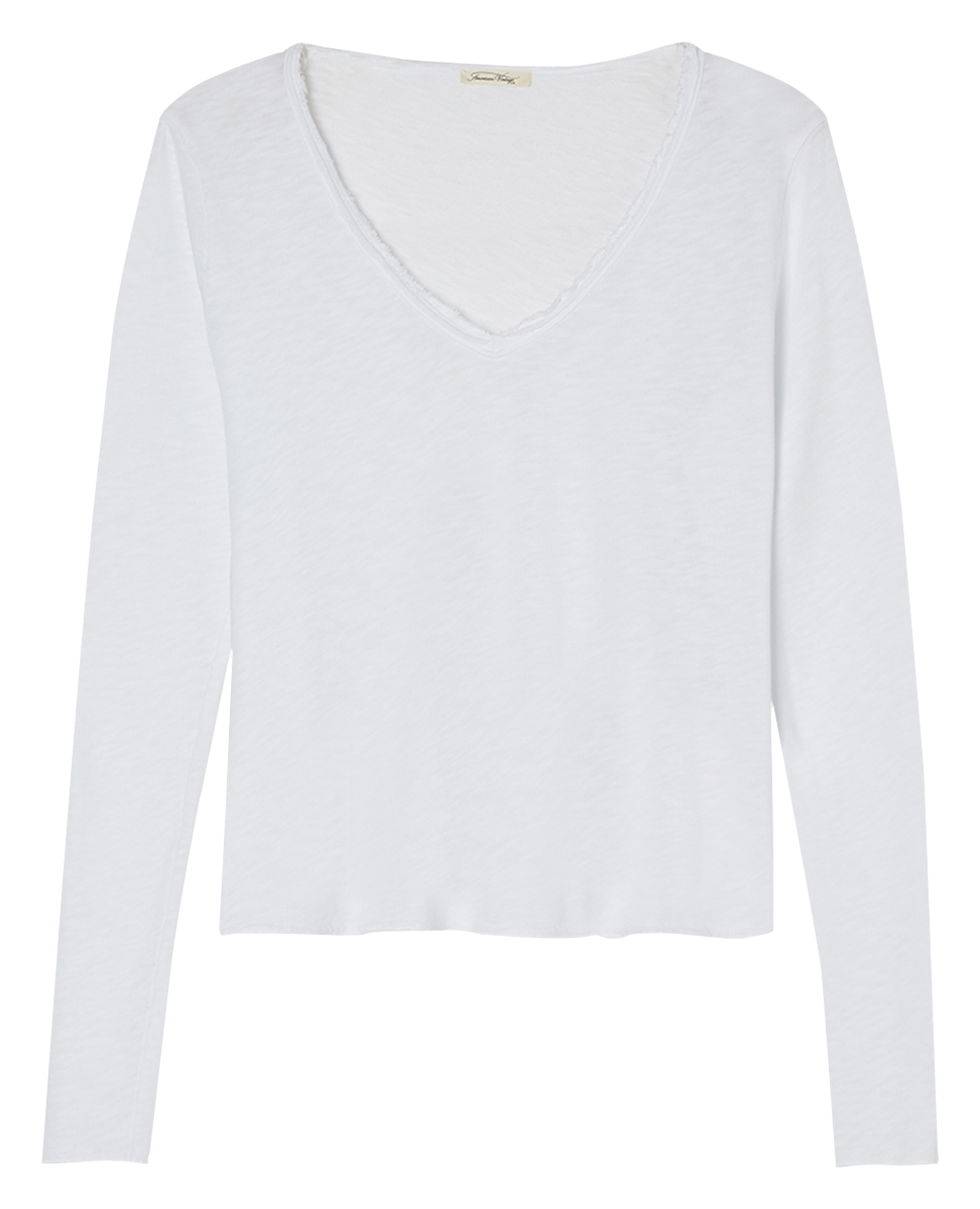 SONOMA - Tee-shirt col V en coton | Blanc