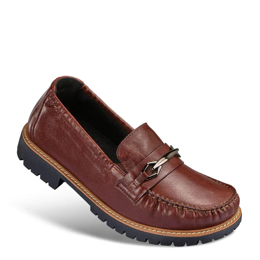 DAMEN - Schlüpfschuh ARIA braun