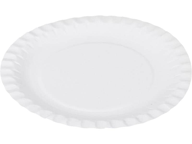 ELCO Einwegteller 18 cm, 100 Stück Pappteller