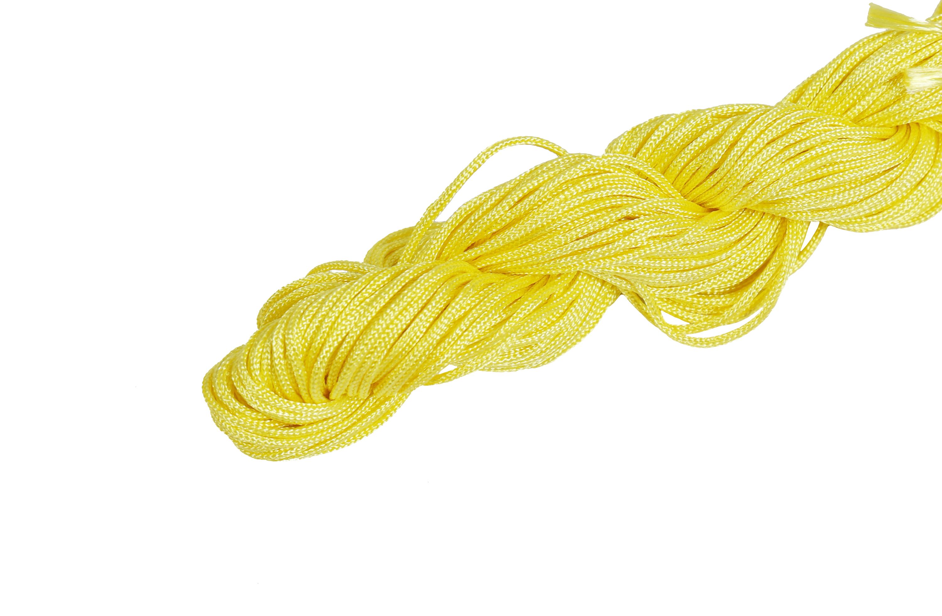 Nylonschnur 25 m gelb