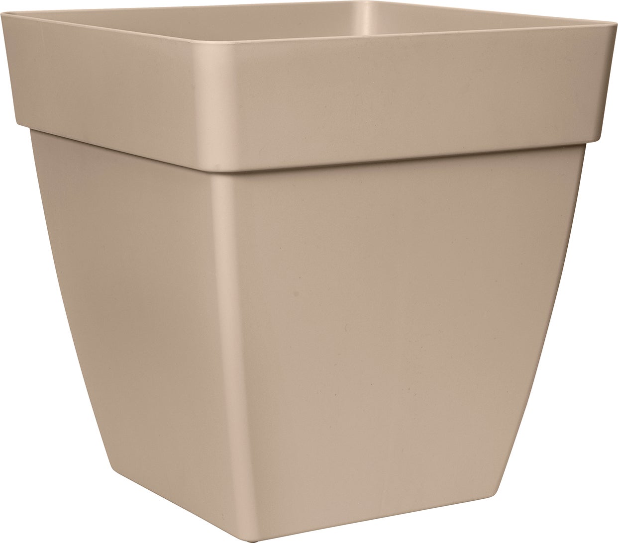Easyday bloempot Smile Square grijs 29,6 x 29,6 x 31 cm
