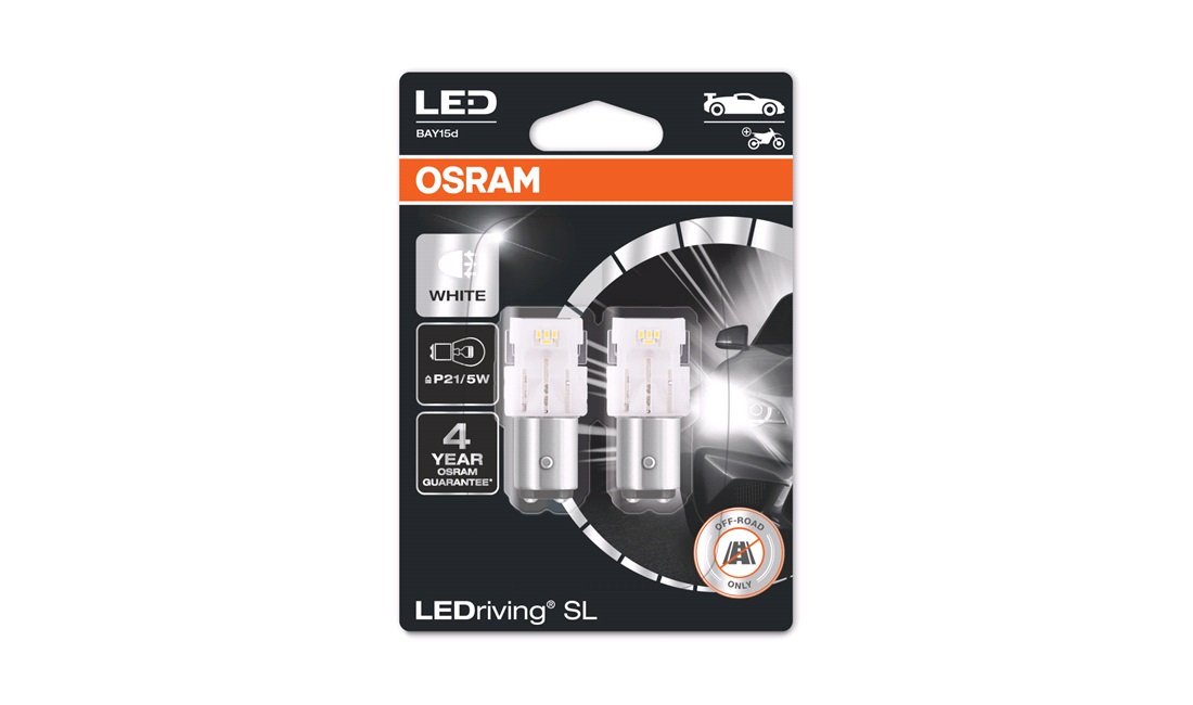 Pæresæt P21/5W White LEDriving - Osram