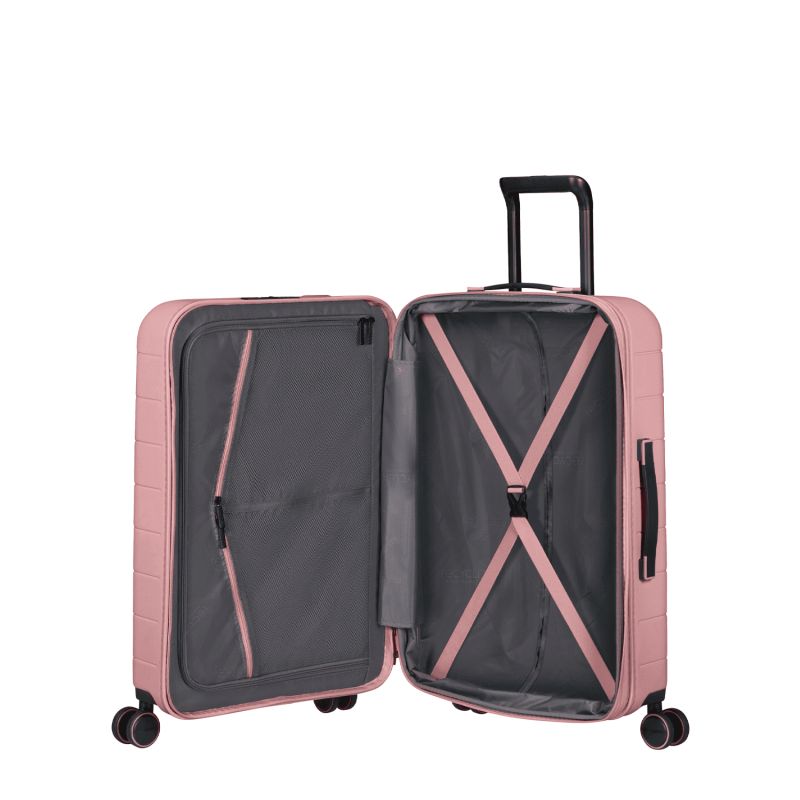 Valise rigide extensible Novastream 67cm Vintage Pink