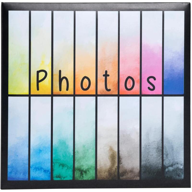 Album photo à pochettes 200 photos 10x15cm Rainbow - Noir