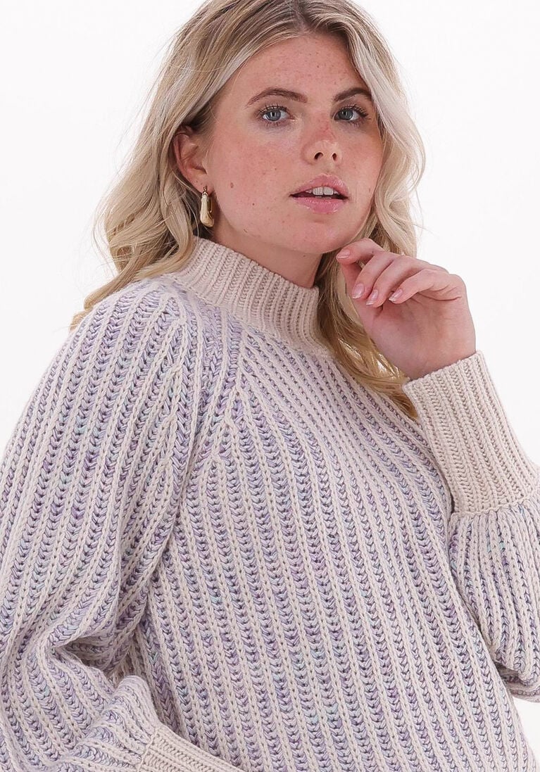 BRUUNS BAZAAR beige bruuns bazaar trui larchie millie knit